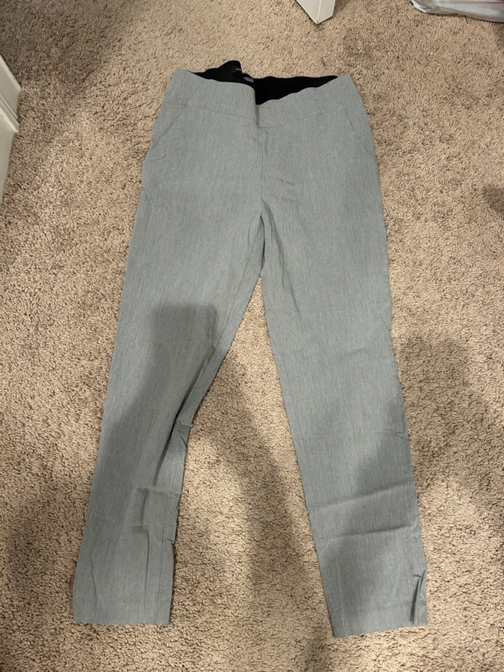 Simply Vera Vera Wang Light Gray Women's Pull-On Dress Pants